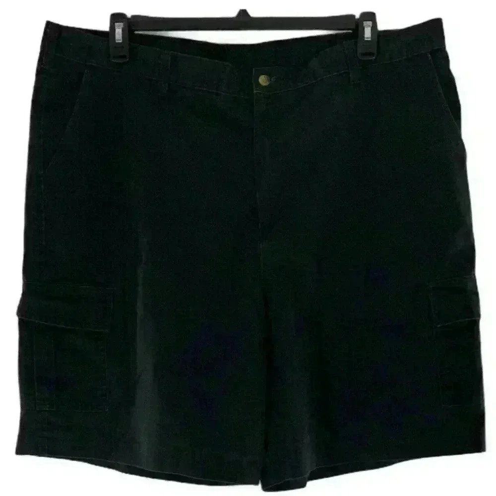 School Apparel Inc. Black Faded Cargo Pockets Summer School Shorts Size 44